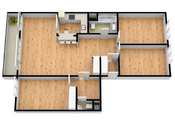 Pronájem bytu 4+kk v osobním vlastnictví 100 m², Praha 6 - Řepy