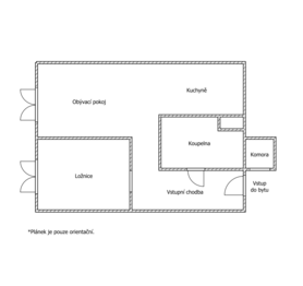 Pronájem bytu 2+kk v osobním vlastnictví 39 m², Kladno