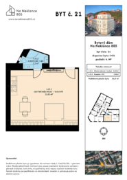 Prodej bytu 1+kk v osobním vlastnictví 35 m², Praha 5 - Smíchov