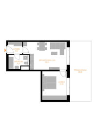 Pronájem bytu 2+kk v osobním vlastnictví 73 m², Chrudim