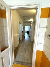 pohled do předsíně z koupelny - Pronájem bytu 3+kk v osobním vlastnictví, Plzeň