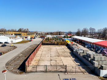 od jihozápadu ... - Pronájem skladovacích prostor 1210 m², Havlíčkův Brod