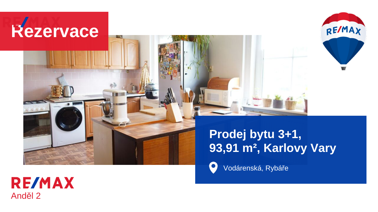 Prodej bytu 3+1 v osobním vlastnictví, 93 m2, Karlovy Vary