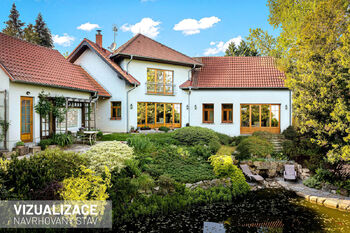Vizualizace - přestavba stodoly - Prodej domu 277 m², Sulice
