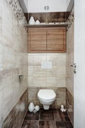 toaleta - Prodej bytu 3+kk v osobním vlastnictví 71 m², Popůvky