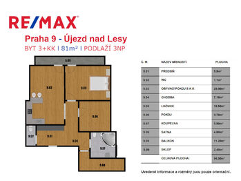 Prodej bytu 3+kk v osobním vlastnictví 81 m², Praha 9 - Újezd nad Lesy