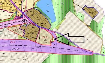 Územní plán obce Sojovice - Prodej pozemku 21400 m², Sojovice