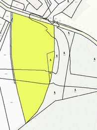 Soubor pozemků k prodeji již dle nového zaměření geodety a rozdělení na Katastru, pro účely obchvatu a sjezdu.  - Prodej pozemku 21400 m², Sojovice