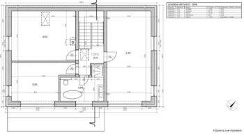 2. patro plánek - Prodej domu 248 m², Jevany