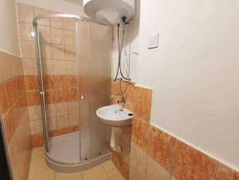 Koupelna - Pronájem bytu 1+1 v osobním vlastnictví, Plzeň