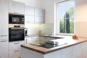 Kuchyně - detail - Prodej domu 127 m², Nelahozeves