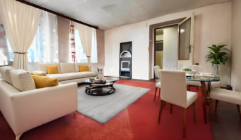 Návrh prostoru Vizualizace Obývací pokoj s jídelnou - Prodej domu 87 m², Dolní Bousov