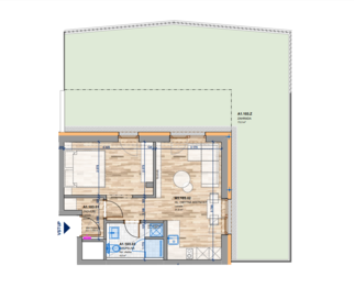Pronájem bytu 2+kk v osobním vlastnictví 40 m², Zlín