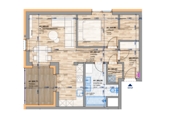 Pronájem bytu 2+kk v osobním vlastnictví 55 m², Zlín