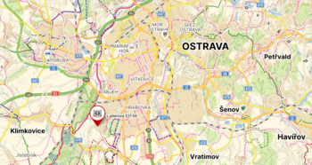 Poloha v Ostravě. - Prodej bytu 1+1 v osobním vlastnictví 39 m², Ostrava