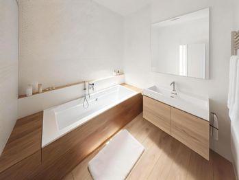 Koupelna - Prodej bytu 3+kk v osobním vlastnictví 124 m², Nesovice