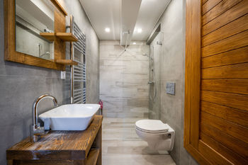 Koupelna - WC - Prodej chaty / chalupy 54 m², Kolárovice