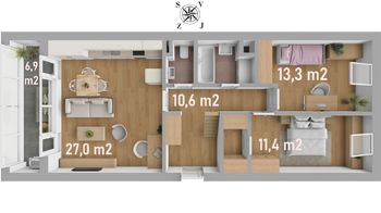 Prodej bytu 4+kk v osobním vlastnictví 114 m², Kutná Hora