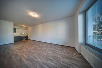 obývací pokoj s kuchyňským koutem - Pronájem bytu 2+kk v osobním vlastnictví 51 m², Kolín
