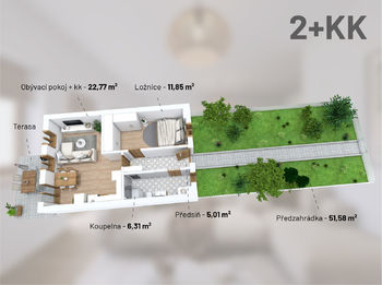 Prodej bytu 3+1 v osobním vlastnictví 63 m², Šumperk