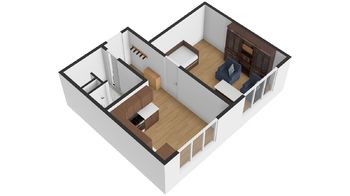 Pronájem bytu 1+1 v osobním vlastnictví 36 m², Žatec