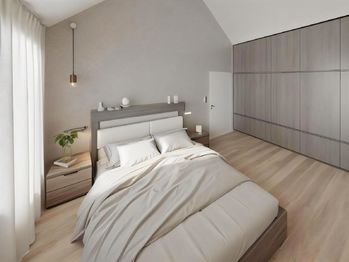 Ložnice - Prodej bytu 2+1 v osobním vlastnictví 160 m², Nesovice