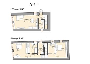 Prodej bytu 5+kk v osobním vlastnictví 132 m², Třeština