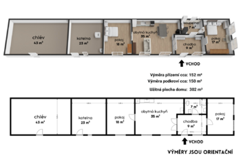 Prodej domu 302 m², Rožďalovice