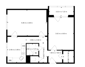 Pronájem bytu 2+1 v osobním vlastnictví 58 m², Brno