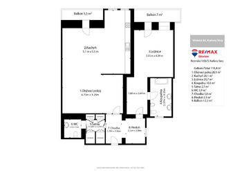 Prodej bytu 2+kk v osobním vlastnictví 118 m², Karlovy Vary