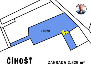 Prodej pozemku 2826 m², Číhošť