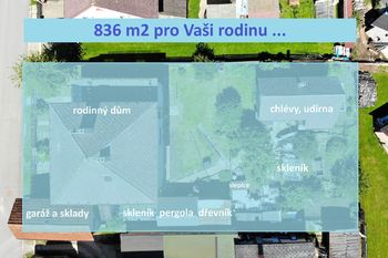 rozložení pozemku ... - Prodej domu 233 m², Havlíčkova Borová