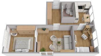 Prodej bytu 3+1 v družstevním vlastnictví 56 m², Jaroměř