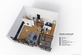 Pronájem bytu 2+kk v osobním vlastnictví 79 m², Praha 5 - Košíře