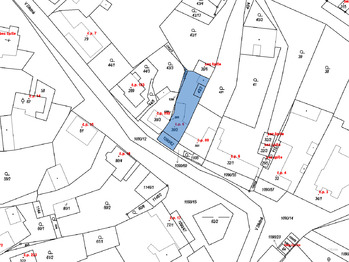 snímek z katastrální mapy - Prodej domu 248 m², Domašov