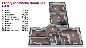 Prodej domu 363 m², Sulice