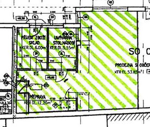 Pronájem obchodních prostor 55 m², Kyjov