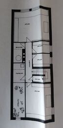 plánek podzemní podlaží - Prodej domu 278 m², Velké Popovice