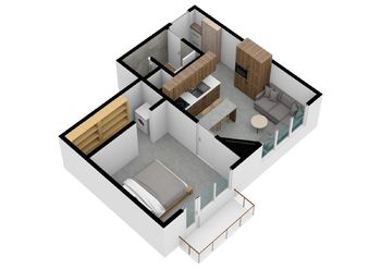 Pronájem bytu 1+1 v osobním vlastnictví 38 m², Tábor