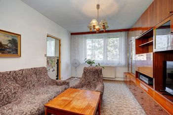 obývací pokoj - Prodej bytu 3+1 v osobním vlastnictví 70 m², Břeclav