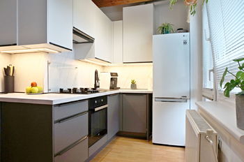 Kuchyně - Prodej bytu 3+1 v osobním vlastnictví 60 m², Rosice