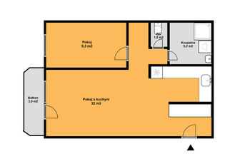 Pronájem bytu 2+kk v osobním vlastnictví 48 m², Český Brod