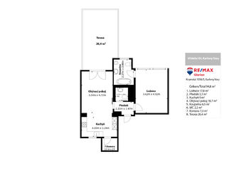 Prodej bytu 2+kk v osobním vlastnictví 95 m², Karlovy Vary