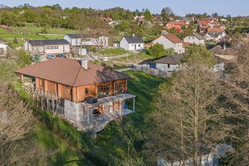 Pohled z dronu. - Prodej domu 147 m², Kunžak