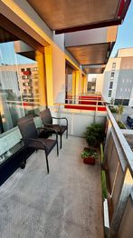 Balkón - Pronájem bytu 1+kk v osobním vlastnictví 32 m², Hořovice