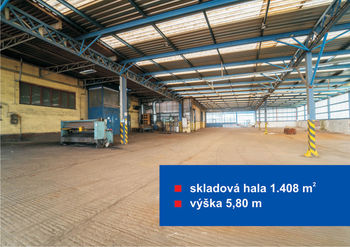 Pronájem skladovacích prostor 10046 m², Kutná Hora