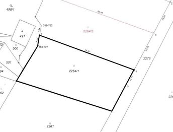 Prodej pozemku 2674 m², Zlaté Hory