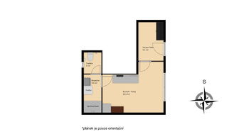 Pronájem bytu 1+kk v osobním vlastnictví 30 m², Třebíč