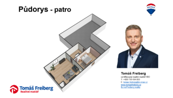 Půdorys - patro - Prodej domu 600 m², Škvořetice