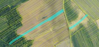 katastrální mapa - Prodej pozemku 16643 m², Hluboká nad Vltavou